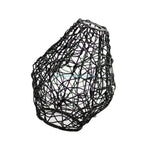 lampe suspendue tressée noir blanc moderne rustique abat jour plafonnier couvercle éclairage déco