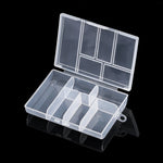 boîtes rangement transparentes 10 15 24 28 grilles clips modernes bijoux bricolage affichage storage