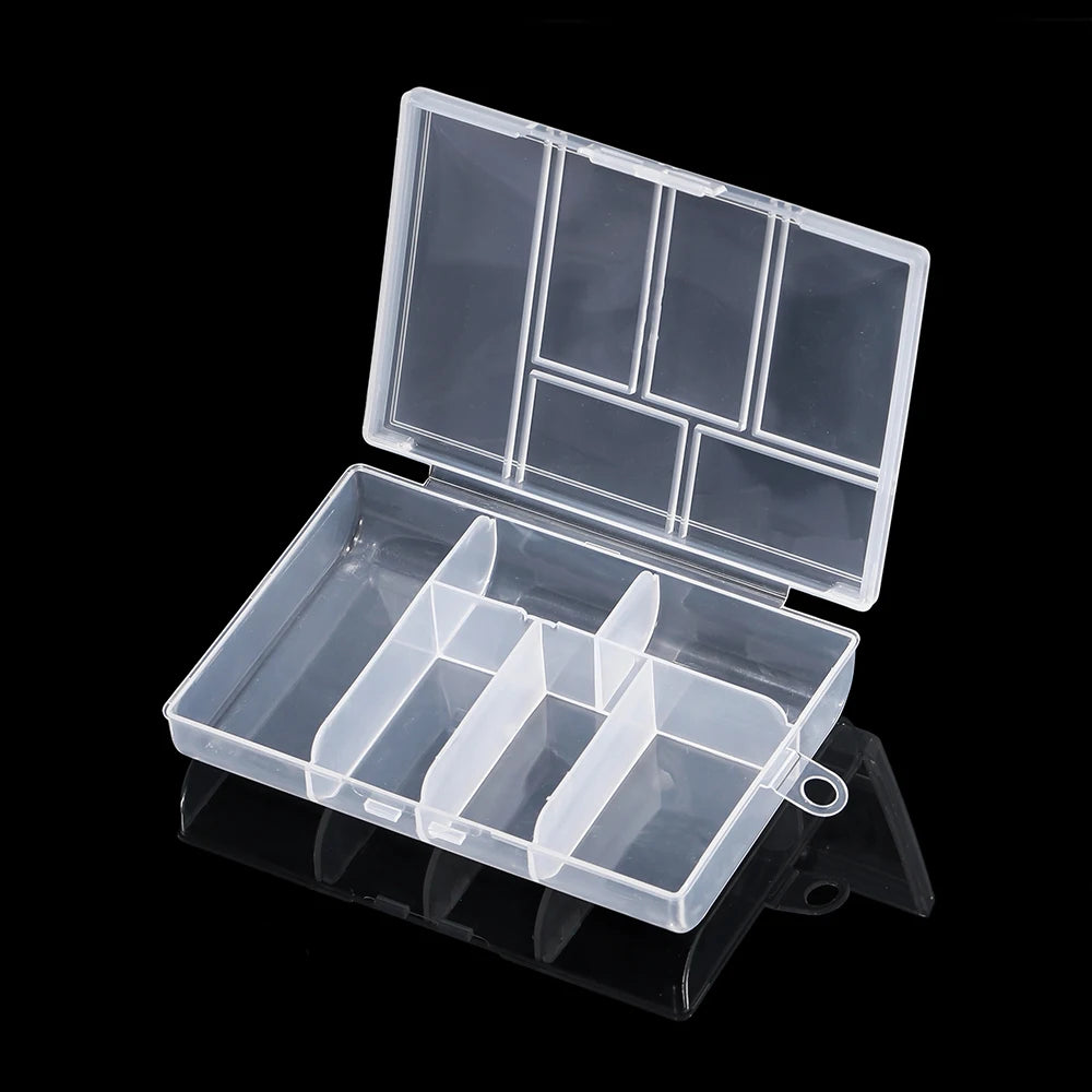 boîtes rangement transparentes 10 15 24 28 grilles clips modernes bijoux bricolage affichage storage