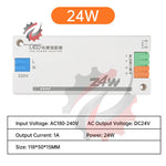 alimentation électrique led 24v blanc transformateur bornes etiquettes 74w 36w 60w 100w