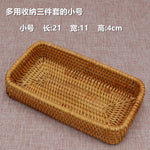 paniers rotin tressé marron clair traditionnels rangement présentation maison cuisine