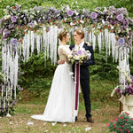 rubans decoratifs festifs bleu rouge blanc violet rose vert jaune gris texture crepon franges