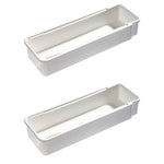 boîtes rangement tiroir blanc modernes pratiques cuisine vaisselle accessoires organisation
