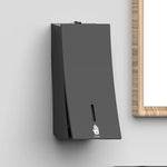 distributeur savon liquide mains abs blanc gris beige texture lisse moderne fixation murale push