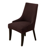 housse chaise beige motif feuilles texture douce moderne adhésif élastique large anti taches polyester