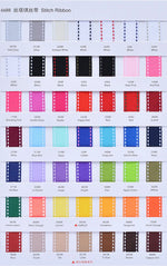 rubans polyester blanc noir rose orange vert bleu clair rayures classiques 0.6cm 0.9cm 1.3cm