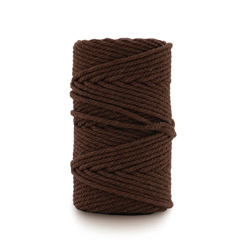 fil macramé coton texturé blanc noir gris bleu rose rouge vert jaune violet artisanal