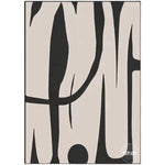 Comparaison des tailles disponibles pour le tableau mural abstrait