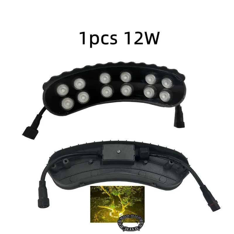 luminaire solaire noir moderne disque led ip65 extérieur jardin point lumineux fixations piquets cables