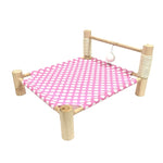 lit chat gris rose bleu moderne carreaux pois rayures tissu bois opacité