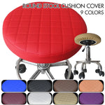 couvre siège ronde violet rouge noir moderne quilted imperméable siège tabouret bar polyester coton