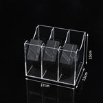 organisateur ceintures acrylique moderne compartiments clips vêtements noir marron beige gris clair