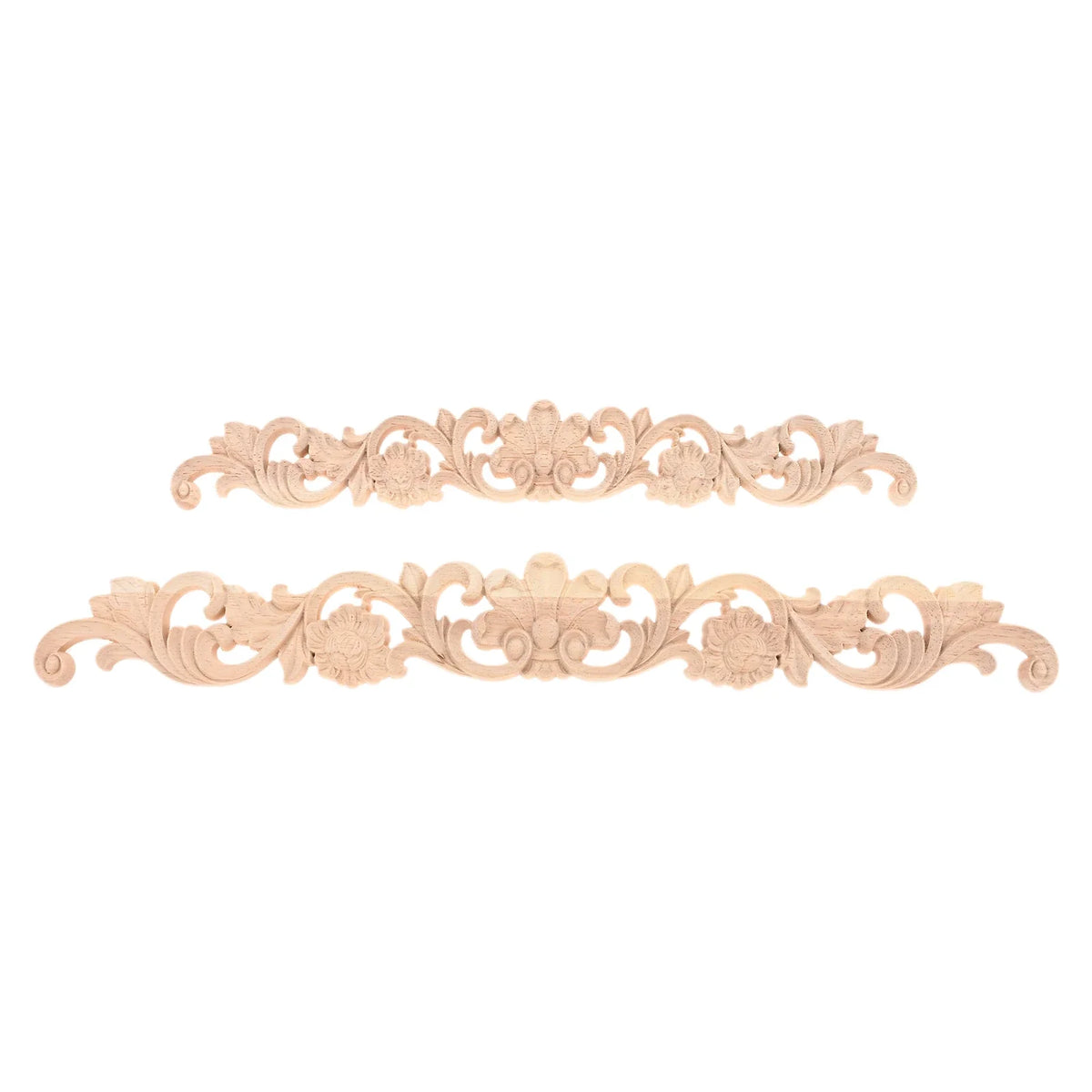 applique murale bois sculpté floral classique baroque fixations meuble décoration intérieure élégante sophistiquée