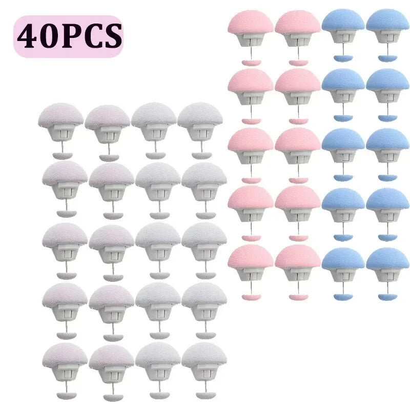 boutons lit adhésifs blanc rose bleu gris modernes drap housse antidérapants fixateurs lot 4pcs