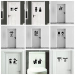 Autocollant mural créatif pour toilettes