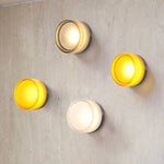 lampe murale moderne or blanc gris rayures horizontales adhésive cuisine chambre salon