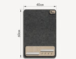 tableau pinces beige gris foncé moderne minimaliste décorations photo wall felt cork board