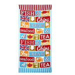 serviette plage microfibre rapide absorption multicolore motifs été noël drapeaux palmiers