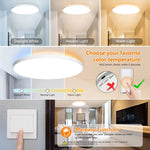lampe led blanc moderne interrupteur télécommande 230mm 270mm 370mm