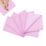 tapis table jetables rose violet blanc gaufrés salon beauté professionnel manucure nail art
