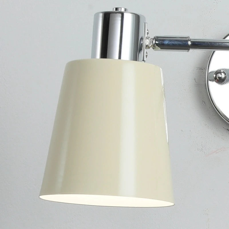 lampe murale conique moderne blanc fixée mur éclairage led quotidien
