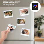 cadres photo magnétiques noir bleu rose durable flexible modernes 9x10.8cm