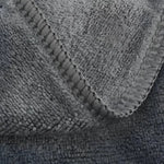 masseur tête coussin velours doux gris grande taille réutilisable face massage confortable non tissé