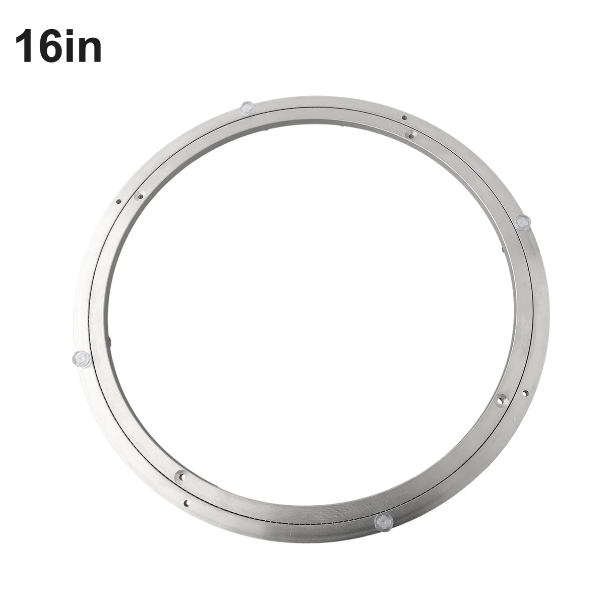 anneau table argenté moderne adhésif diamètre 16 pouces lisse opaque métal cuisine