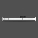 barre suspension rideau douche transparent moderne fer respectueux environnement gris noir blanc vert horizontal