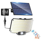 projecteur solaire led détecteur mouvement ip65 moderne mural noir blanc bleu grille led 3000mAh