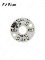 plaque led diamètre 32mm blanc circulaire modernes câbles rouges noirs