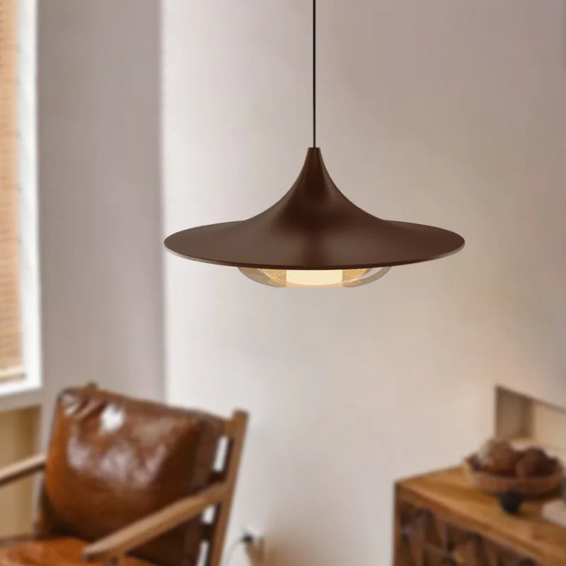 suspension lumineuse moderne marron texture mat led 90 260v 2000 82000lm salle manger restaurant