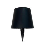 lampe poser transparente motif floral tactile rechargeable moderne noir blanc doré verte