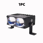 projecteur led barre moderne noir ip68 lampe travail tout terrain angle combo
