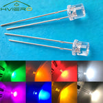 diodes led transparentes 5mm blanc rouge rose jaune bleu ultra lumineuses 20000mcd modernes 100