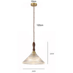 Suspension lumineuse vert rayées ampoule chaîne corde vintage rétro blanc doré