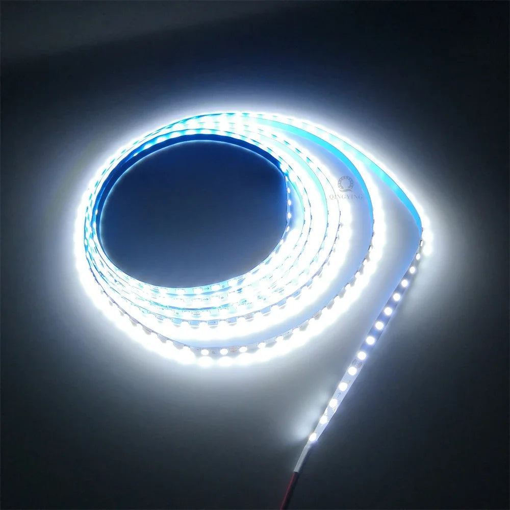 ruban led smd 2835 100 led blanc bleu 4500k 3000k adhésif moderne 220v
