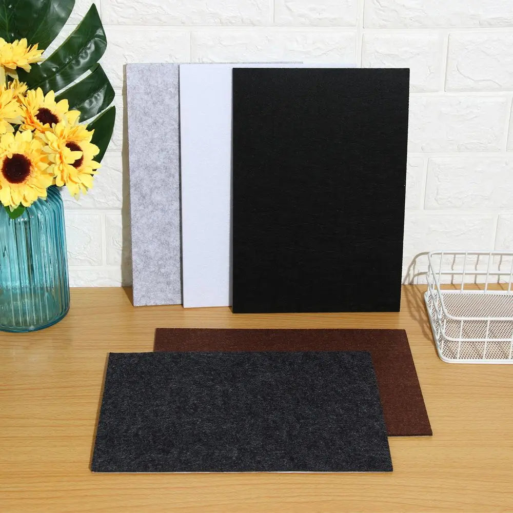 protecteurs sol adhésifs feutre blanc gris moderne antirayures 21x30cm 3mm 5mm