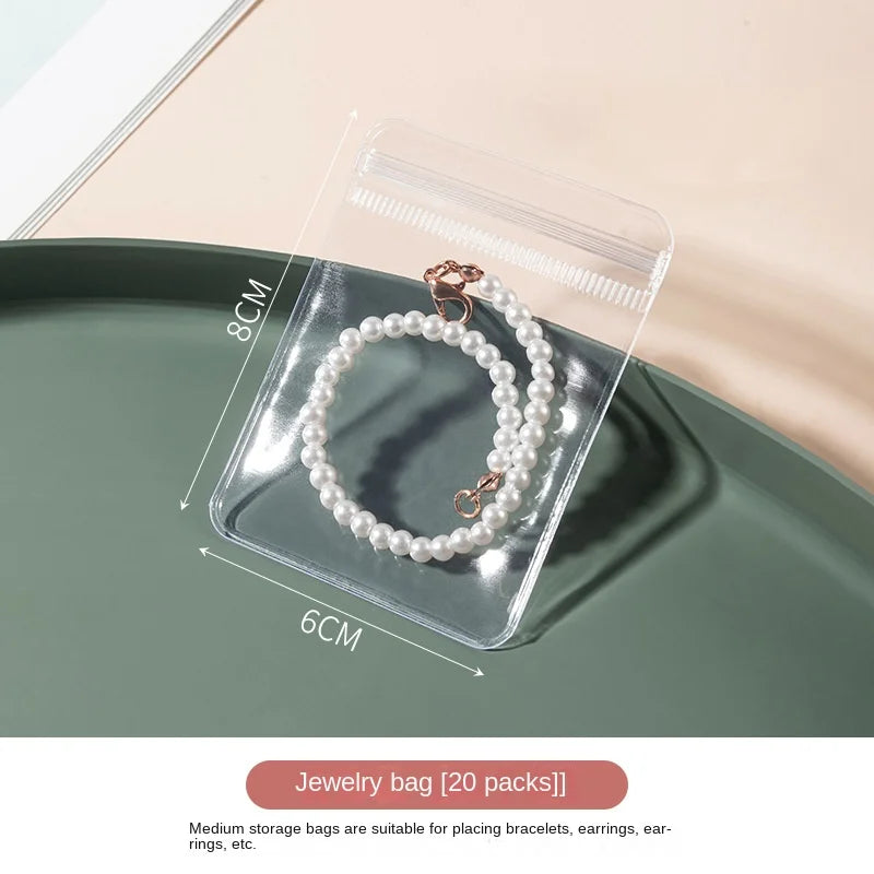 porte bijoux moderne transparent clips compartiments boîte rangement bijoux anti poussière boucles d'oreilles bracelets