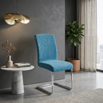 housse chaise polyester moderne fleuri bleu vert rose orange gris antidérapante salon