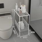 table salle bain moderne métal blanc texture grille gris marbre