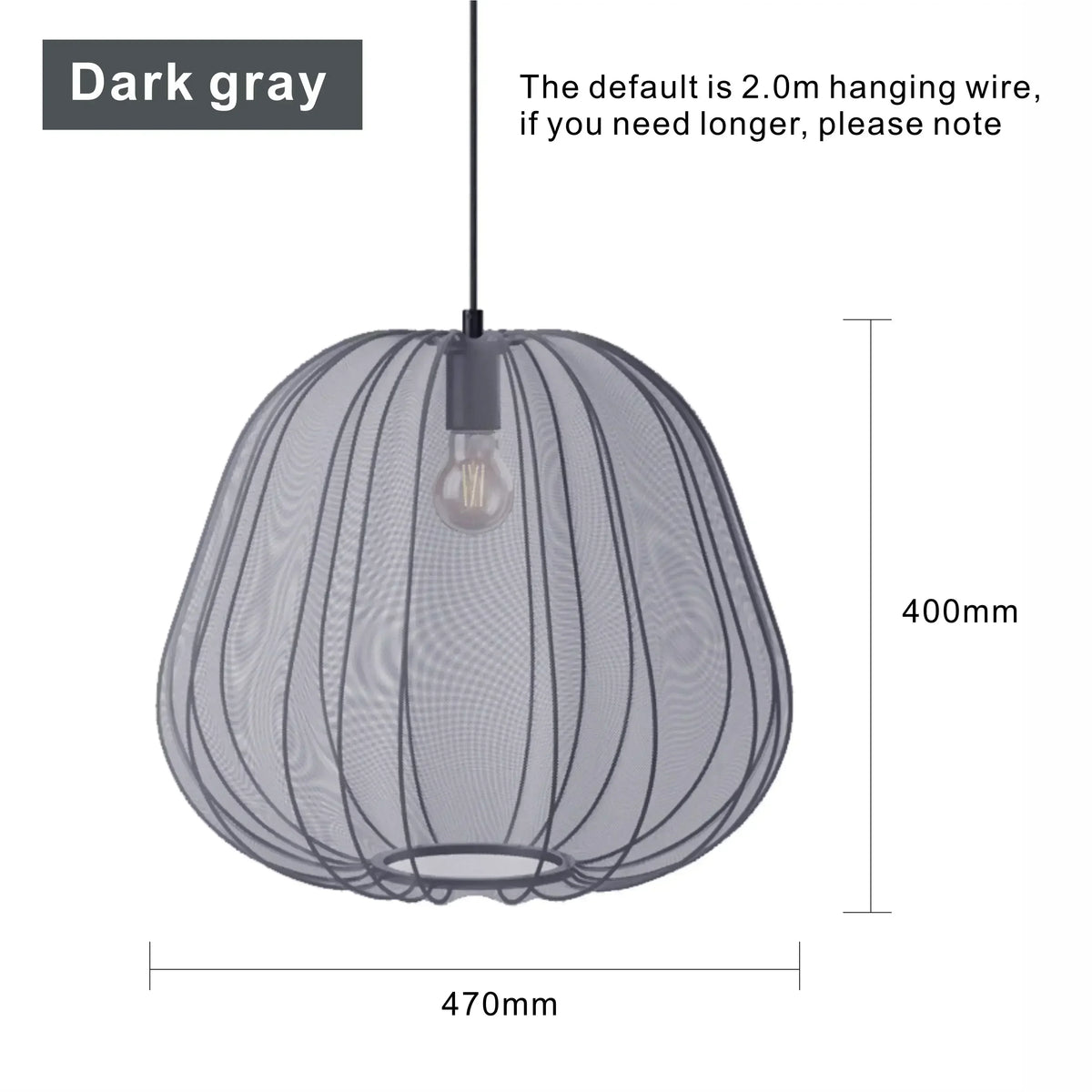suspension lumineuse moderne blanc crème rayures verticales 300mm 495mm 550mm 470mm