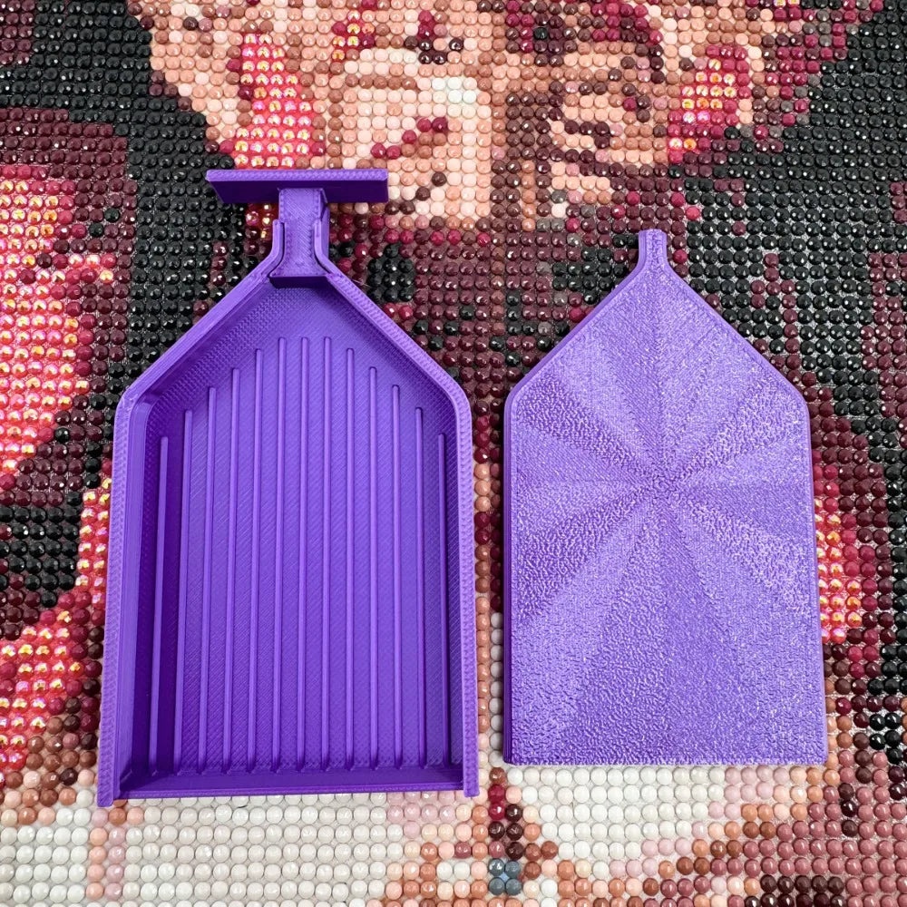 porte clés moderne violet bleu vert rose gris rayures géométriques