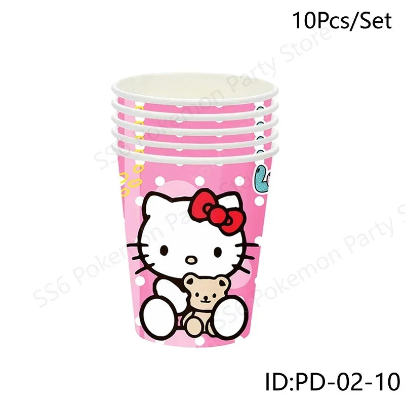 Gobelet Hello Kitty bleu