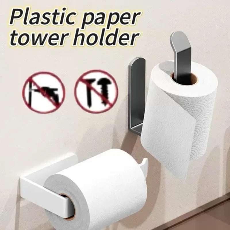 porte papier adhésif moderne plastique noir blanc minimaliste sans perforation