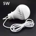 ampoule led 3w 5w 7w usb portable lecture camping lumière blanche moderne