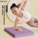 tapis fitness violet rayures horizontales mousse épaisse antidérapant stabilisation yoga exercices