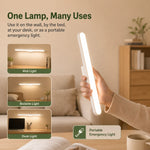 lampe led rechargeable usb aimantée télécommande éclairage cuisine chambre moderne adhésif blanc