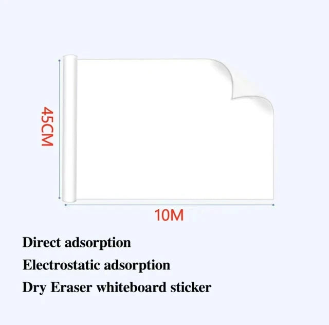 tableau blanc électronique adhésif simple moderne oiseaux nuages fleurs blanc enfants facile nettoyer réutilisable