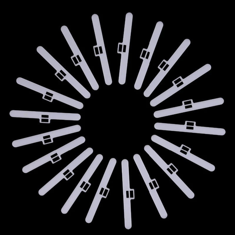 clips stores blancs plastique moderne facile rideaux 127mm 89mm accessoires fenêtre